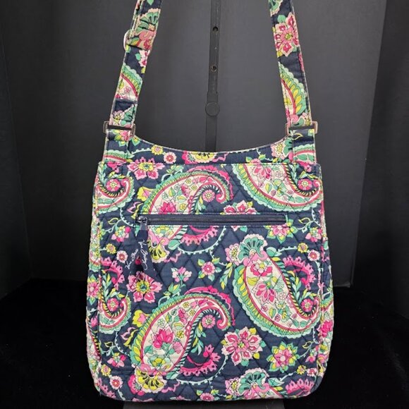 Vera Bradley Mailbag Crossbody Bag "Petal Paisley" Retired Pattern - Picture 2 of 14